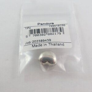 Pandora 20th Anniversary Heart Charm – Sterling Silver, Fits Moments Bracelet